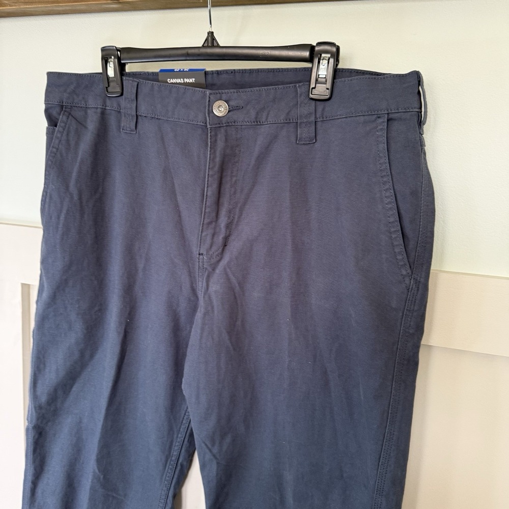 Colorado Clothing NWT Canvas Pant Relaxed Fit Stretch Canvas Fabric Blue 36x29 - Picture 2 of 7